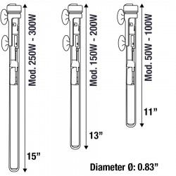 300w SCUBA Preset Submersible Heater - Sicce