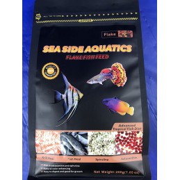 Premium Flakes Food 200Gram - Sea Side Aquatics