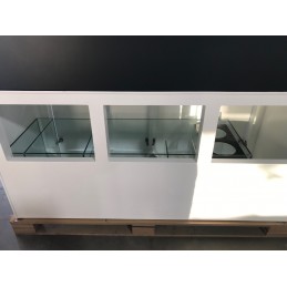 225 Gal 72x30x24 Black Stand Tank Aqua Japan Low Iron Glass