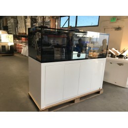 225 Gal 72x30x24 White Stand Tank Aqua Japan Low Iron Glass