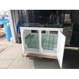 48" x 30" x 30" W/ Black Alloy Stand 190 - Aqua Japan Aquarium