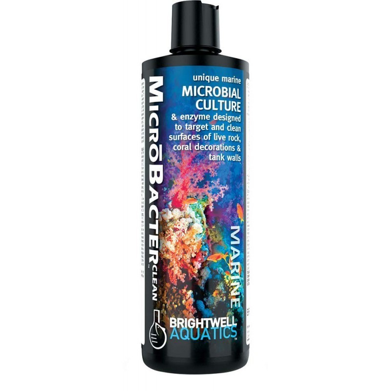 MicroBacter CLEAN Microbial and Enzyme Aquarium Cleaner (Marine) - Brightwell Aquatics