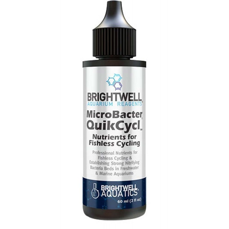 MicroBacter QuikCycl Ammonia Nutrient for Fishless Cycle - Brightwell Aquatics