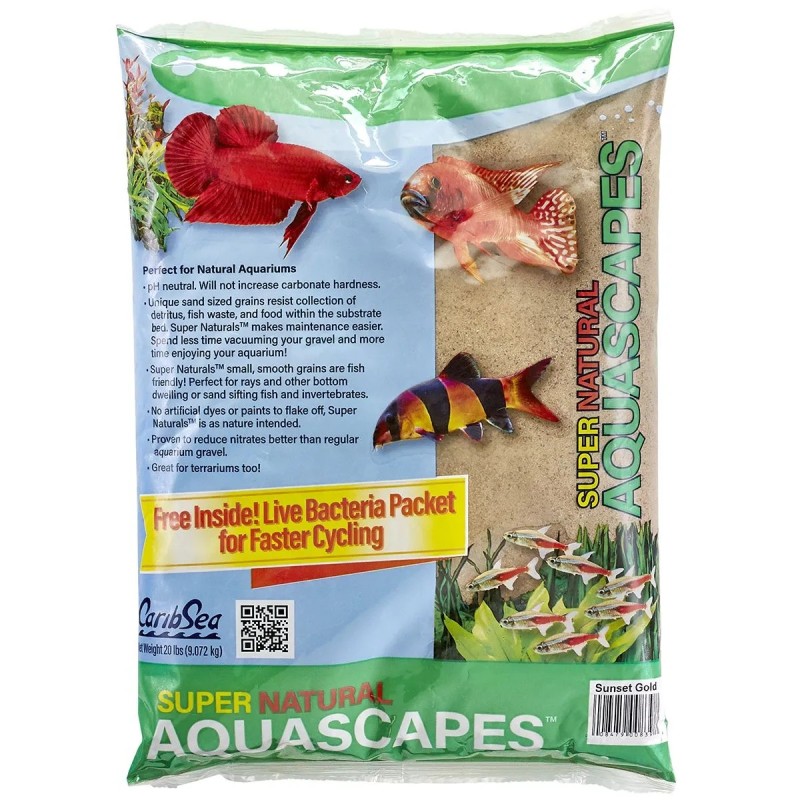 Sunset Gold Dry Sand 20lbs - CaribSea
