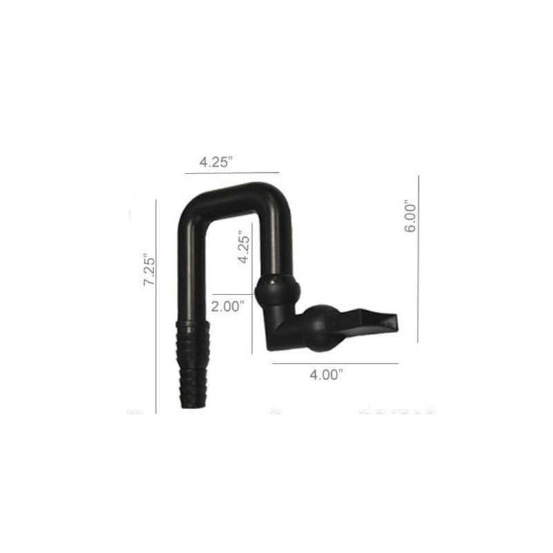 U-Tube Directional Water Return Outflow 1/2"-3/4"