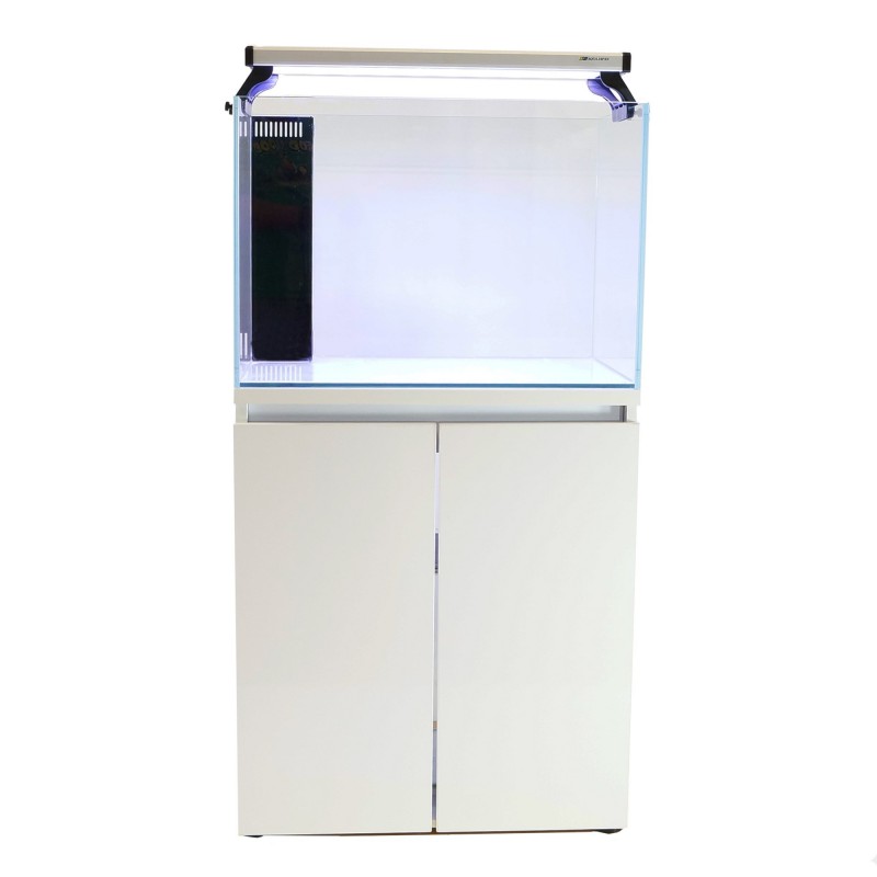 Aqua Japan 28gal Glass System White Color