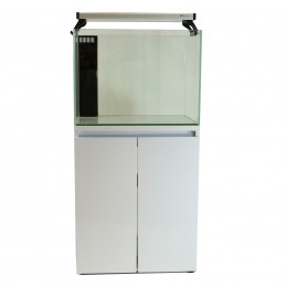 Aqua Japan 28gal Glass System White Color
