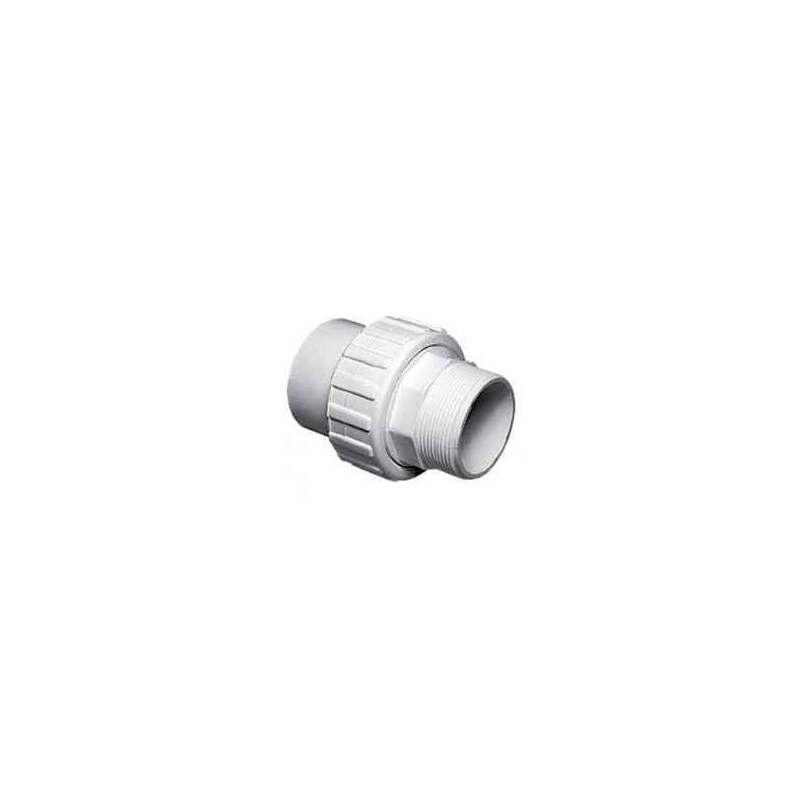 2" Half Union With O Ring White