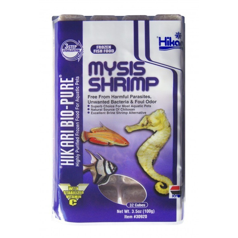 Hikari Frozen Mysis Shrimp (3.5oz) Cube