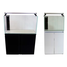 Aqua Japan 83gal Glass System White Color