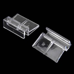 Aquarium Plastic Clips 2pcs Fit 1/2"