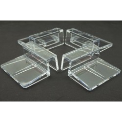 Aquarium Plastic Clips 2pcs Fit 1/2"