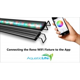 Reno WiFi 24" (24"- 28") LED Aquarium Light w/ Phone App - Aquatic Life