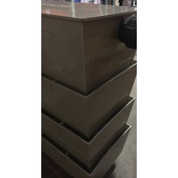 38" Bakki Shower W/ 3 x 4" Outlet