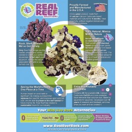 Real Reef Rock (60 lb) Box - Mixed Size (Medium) - Real Reef