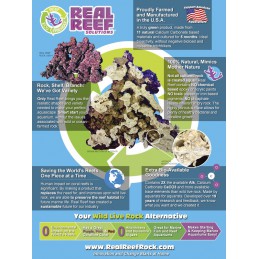 Real Reef Rock (60 lb) Box - LG/XL Size - Real Reef