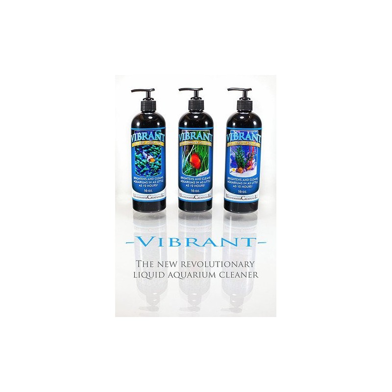 Salt Vibrant Liquid Aquarium Cleaner (8 oz)