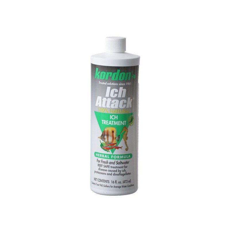 Kordon Ich Attack - Aquarium Fish Disease Treatment 16oz