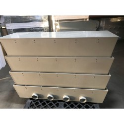 60" Bakki Shower W/ 4 x 4" Outlet