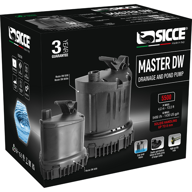 Sicce Syncra MASTER DW 5500 Pump - 1430 gph