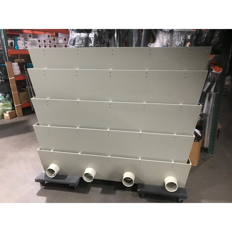 60" Bakki Shower With Outlets  - Your Choice Aquatics