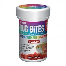 Bug Bites Color Enhancing Flakes 1.58oz/45g (A7347) - Fluval