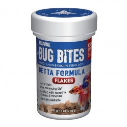 Bug Bites Betta Flakes, 0.63 oz / 18 g (A7366) - Fluval