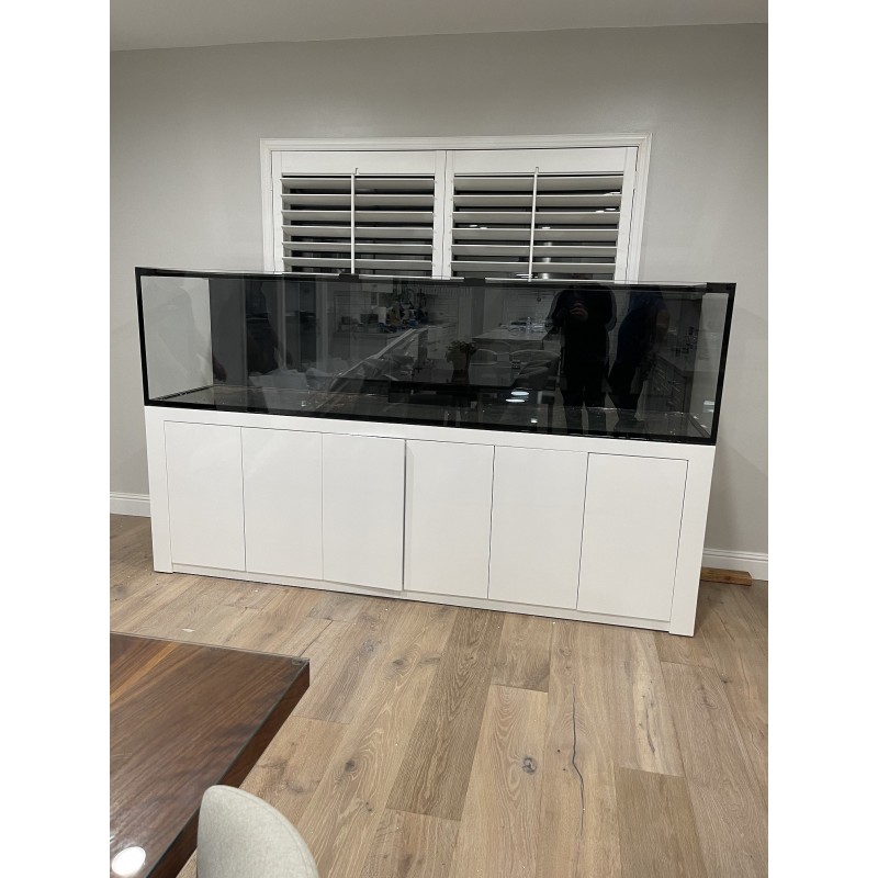 225 Gal 72x30x24 Black Stand Tank Aqua Japan Low Iron Glass