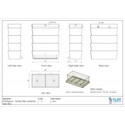 38" Top Distribution Tray Bakki Shower ONLY