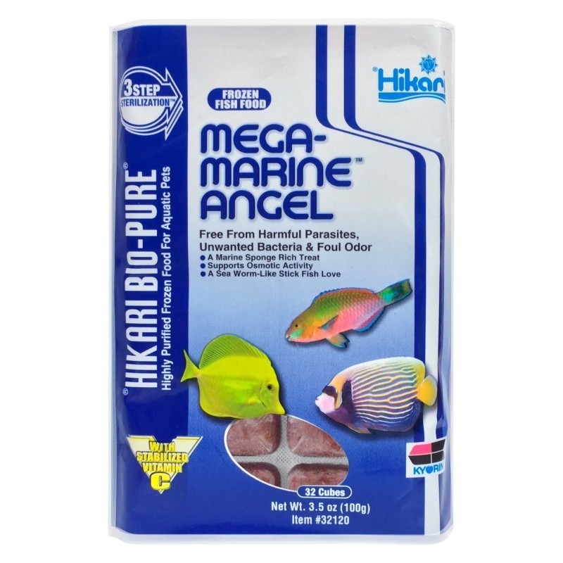 Hikari Frozen Mega-Marine Angel (3.5oz) Cube