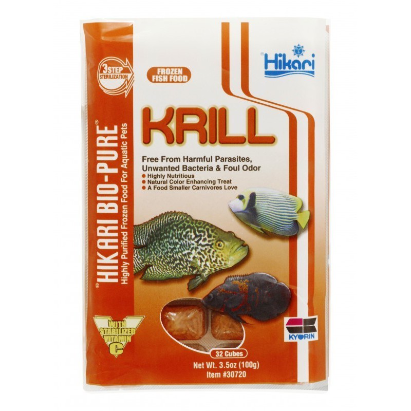 Hikari Frozen Krill (3.5oz) Cube