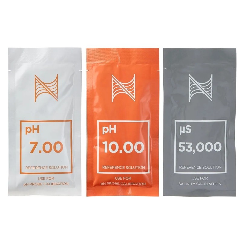 Probe Calibration Kit - ph 7.0, ph 10.0, & Salinity 53000uS