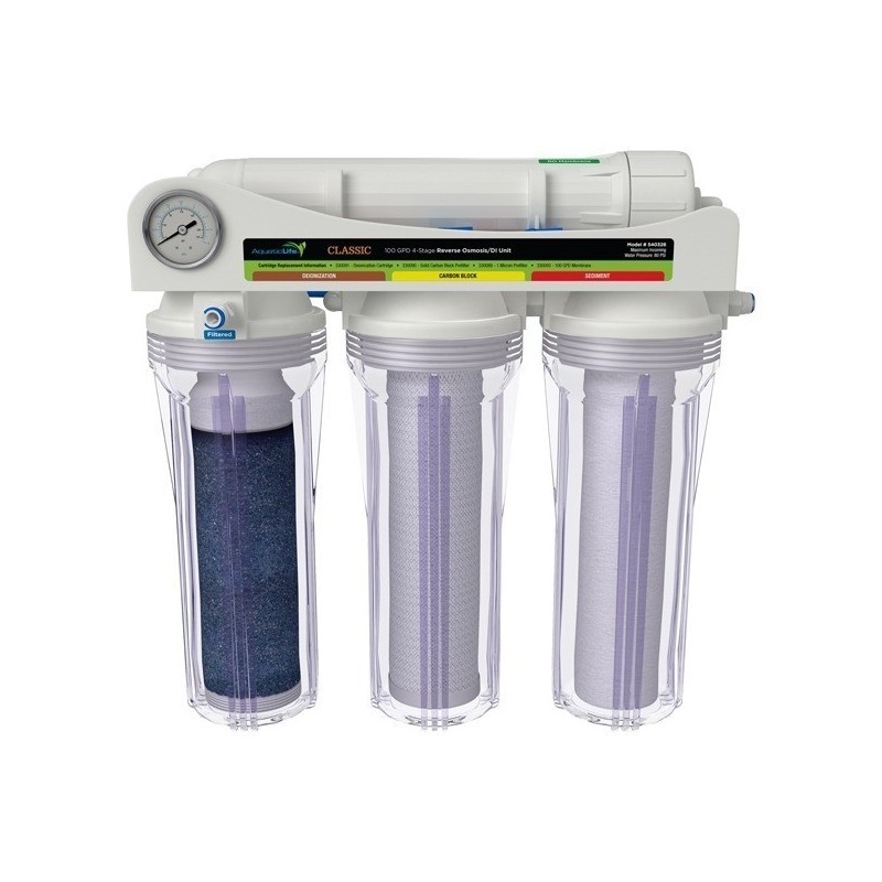 Aquatic Life Classic  100GPD, 4 Stage RO/DI Unit (Formerly RO Junior)