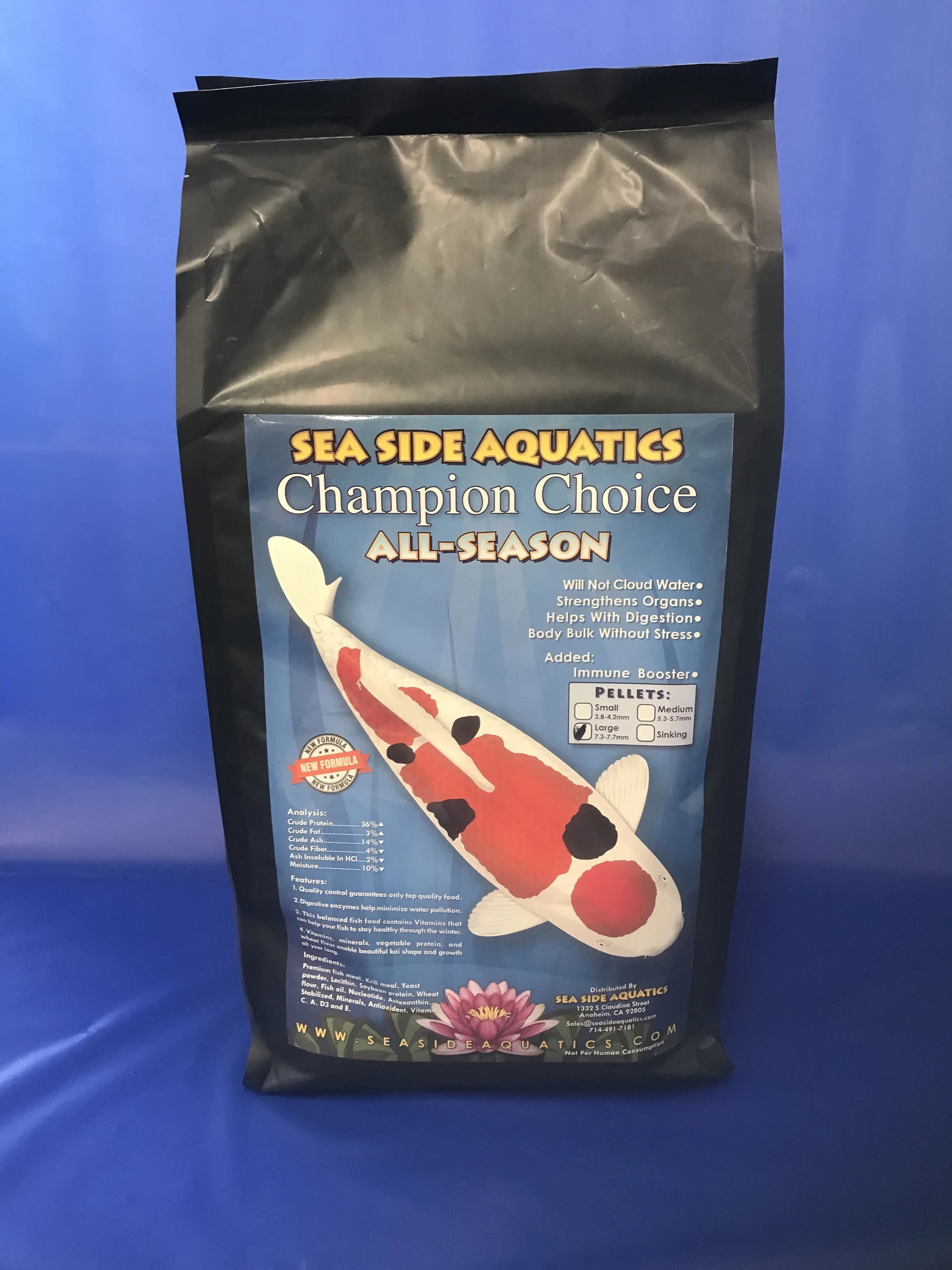 Premium Koi Food 5kg All Season – Sea Side Aquatics