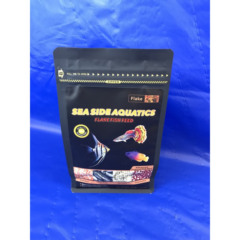 (image for) Premium Flakes Food 200Gram - Sea Side Aquatics