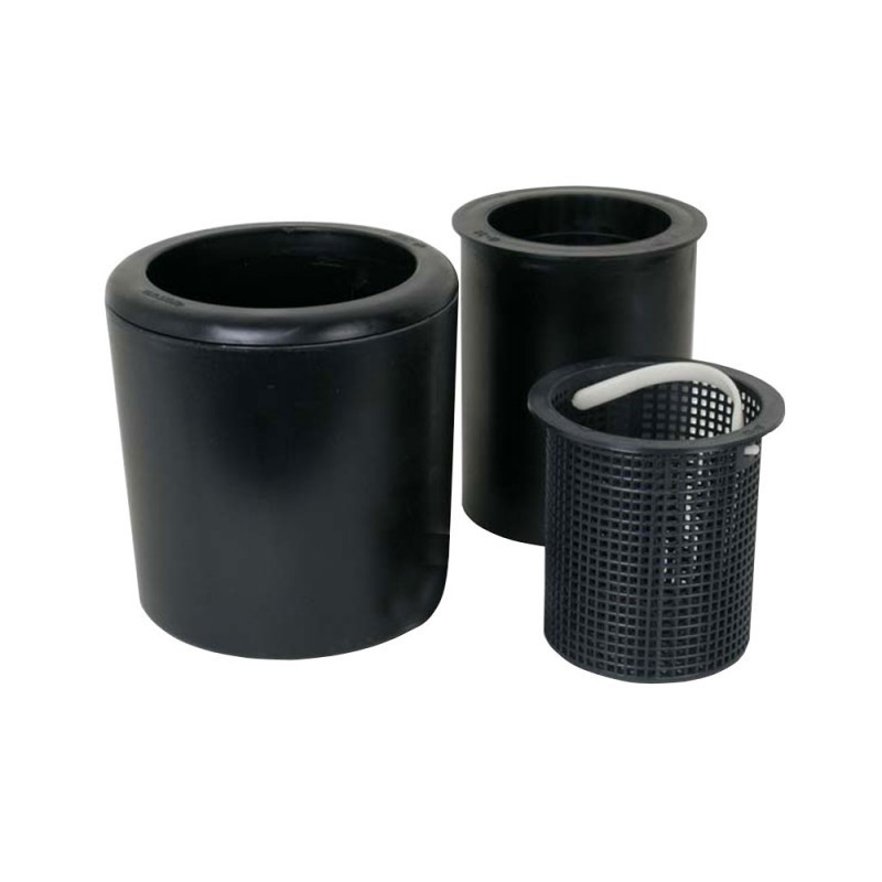 (image for) 2" Pond Skimmer Black - No Niche