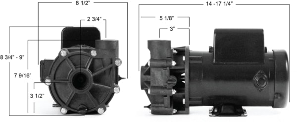 (image for) Cascade 1/4HP (C1/4-49) Low RPM Pump